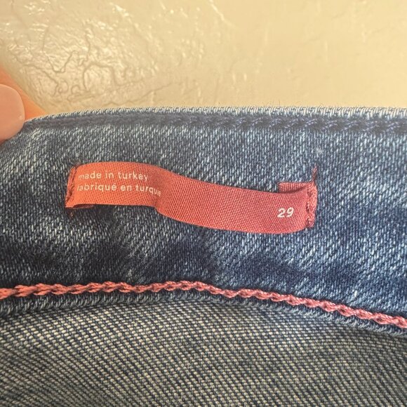 Pilcro Dark Blue Flare Jeans - Picture 5 of 13